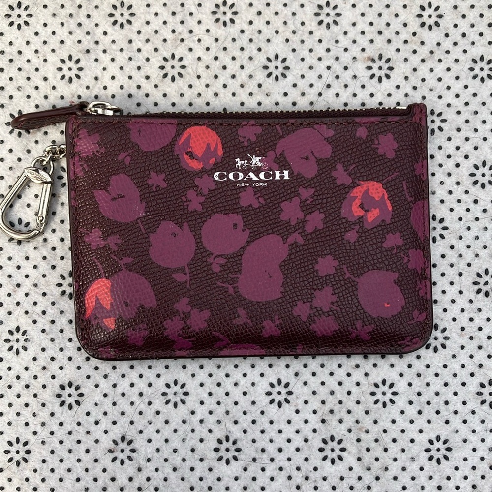Coach 64062 Key Chain Credit Card Pouch